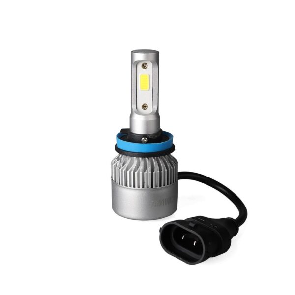 M-Tech H11 LED SET C6 9-32V 6.500K 10.000lm 4 X 10W ΛΑΜΠΑ ΜΕ COB EPISTAR 1021 LED ΚΑΙ ΑΝΕΜΙΣΤΗΡΑΚΙ M-TECH - 2 ΤΕΜ. - Image 2