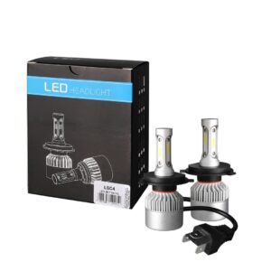 M-Tech H4 LED SET C6 9-32V 6.500K 10.000lm 4 X 10W ΛΑΜΠΑ ΜΕ COB EPISTAR 1021 LED ΚΑΙ ΑΝΕΜΙΣΤΗΡΑΚΙ M-TECH - 2 ΤΕΜ.