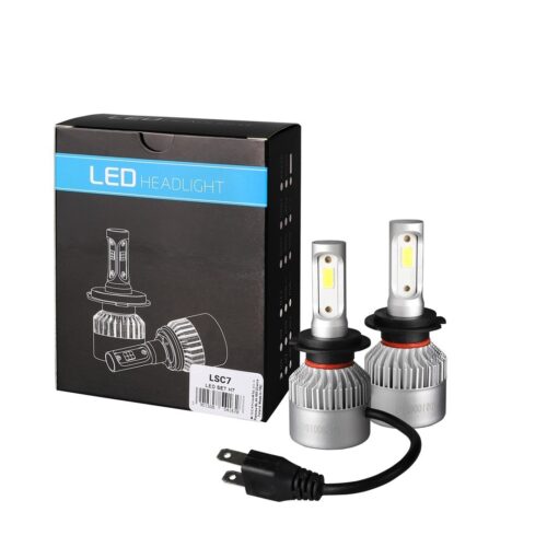 M-Tech H7 LED SET C6 9-32V 6.500K 10.000lm 4 X 10W ΛΑΜΠΑ ΜΕ COB EPISTAR 1021 LED ΚΑΙ ΑΝΕΜΙΣΤΗΡΑΚΙ M-TECH – 2 ΤΕΜ.