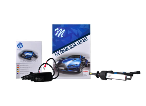 M-Tech H1 9/36V 6.500K 5000lm OSRAM EXTREME BLUE LED KIT SET (ΜΕ ΨΥΚΤΡΑ ΛΕΠΙΔΕΣ-ΦΤΕΡΟΥ) 2ΤΕΜ. M-TECH