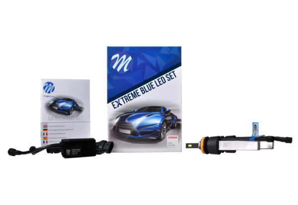 M-Tech H11 9/36V 6.500K 5000lm OSRAM EXTREME BLUE LED KIT SET (ΜΕ ΨΥΚΤΡΑ ΛΕΠΙΔΕΣ-ΦΤΕΡΟΥ) 2ΤΕΜ. M-TECH