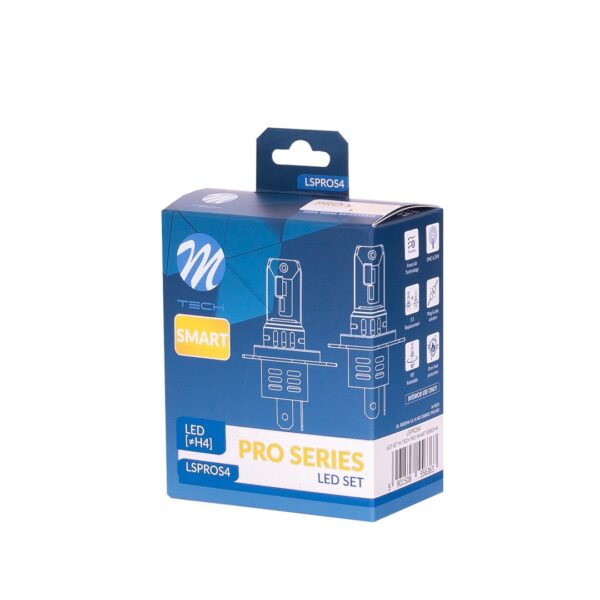 M-Tech ΛΑΜΠΑ LED H4 12V IP65 6.000K 4.600lm LED SET PRO SMART SERIES M-TECH - 2 ΤΕΜ. - Image 4