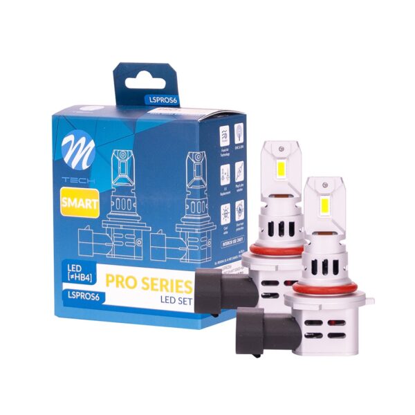 M-Tech ΛΑΜΠΕΣ HΒ4 12V 2x 21W max6.000K 4600lm PRO SMART SERIES LED  M-TECH - 2 τεμ.