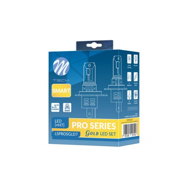 M-Tech ΛΑΜΠEΣ LED H7 12V 4.000K 48W 4.800lm LED CANBUS CSP5730 PRO SMART SERIES  M-TECH - 2 ΤΕΜ. - Image 3