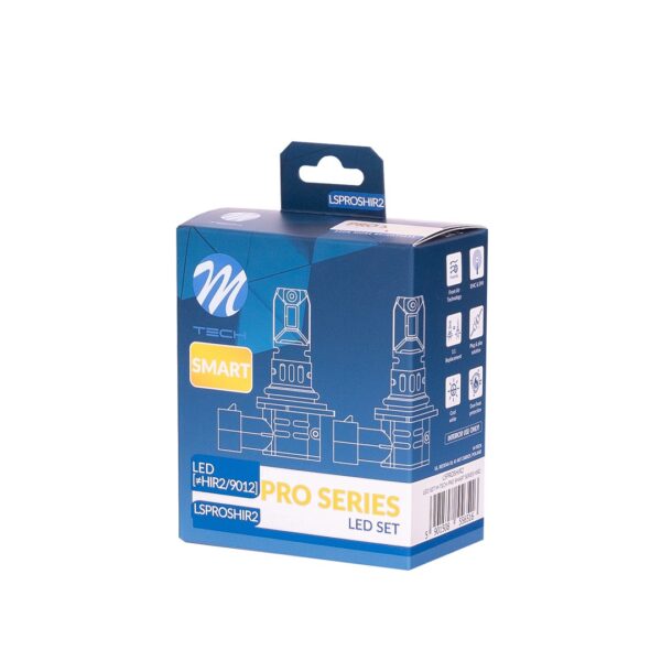 M-Tech ΛΑΜΠEΣ LED HIR2 12V 6.000K 4.600lm LED CANBUS CSP3570 PRO SMART SERIES  M-TECH - 2 ΤΕΜ. - Image 4