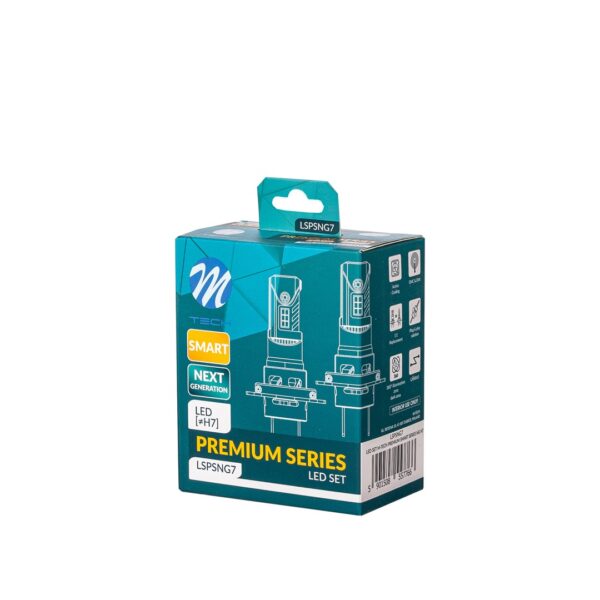 M-Tech ΛΑΜΠEΣ LED H7 12V 6.000K 35W 4.000lm LED CANBUS CSP3570 PRΕΜΙUM SMART SERIES  M-TECH - 2 ΤΕΜ. - Image 3