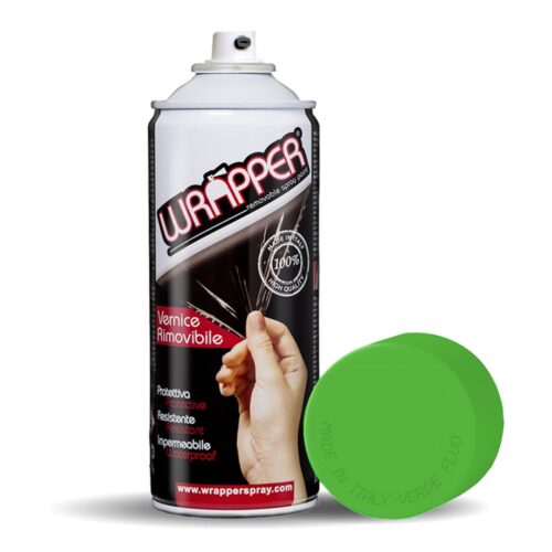 Lampa ΠΡΟΣΤΑΤΕΥΤΙΚΟ ΦΙΛΜ ΣΕ ΣΠΡΕΙ WRAPPER NEON GREEN 400 ml (ΠΡΑΣΙΝΟ ΦΩΣΦΟΡΙΖΕ ΧΡΩΜΑ)