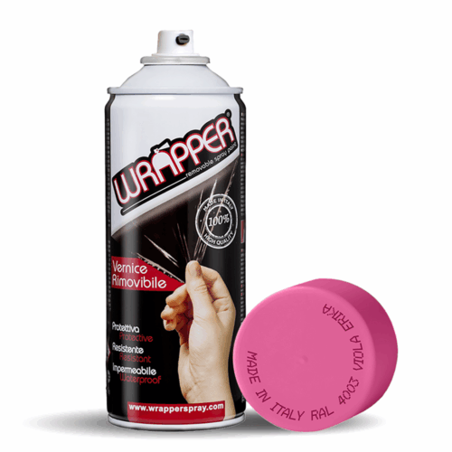 Lampa ΦΙΛΜ ΣΕ ΣΠΡΕΥ WRAPPER RAL COLOURS ΡΟΖ ΦΟΥΞΙΑ 400ml – 1 ΤΕΜ.