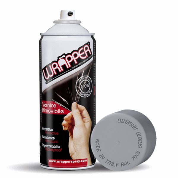 Lampa ΦΙΛΜ ΣΕ ΣΠΡΕΥ WRAPPER RAL COLOURS ΓΚΡΙ ΑΣΗΜΙ 400ml – 1 ΤΕΜ.