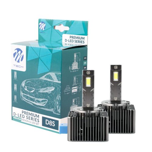 M-Tech ΛΑΜΠEΣ LED D8S 12V PK32d-1 6000K 8.400lm 35W D-SERIES PLUG&PLAY KIT CAB-BUS ΜΕ ΑΝΕΜΙΣΤΗΡΑΚΙ M-TECH – 2 ΤΕΜ.