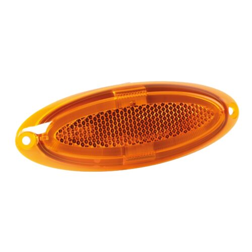 Lampa ΦΩΣ ΟΓΚΟΥ 4LED ΠΟΡΤΟΚΑΛΙ ΧΡΩΜΑΤΟΣ SMD 12/24V 124 mm -1ΤΕΜ.