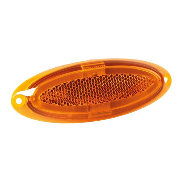 Lampa ΦΩΣ ΟΓΚΟΥ 4LED ΠΟΡΤΟΚΑΛΙ ΧΡΩΜΑΤΟΣ SMD 12/24V 124 mm -1ΤΕΜ.