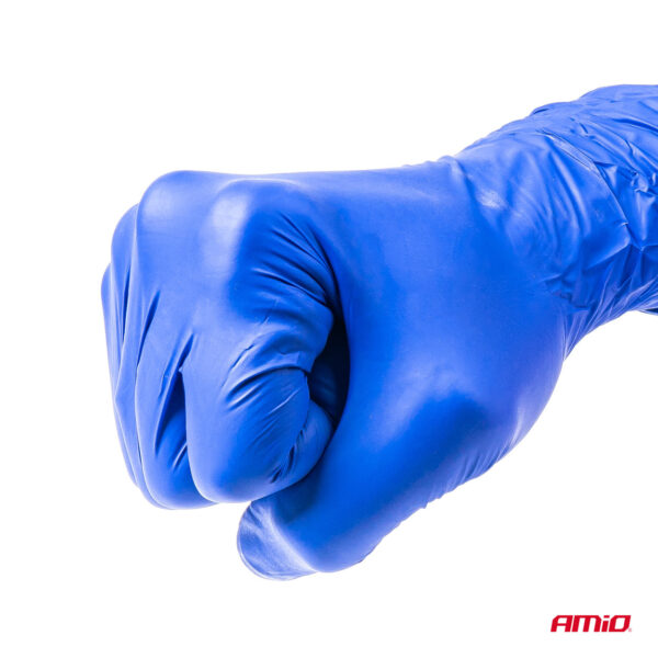 Amio ΓΑΝΤΙΑ ΝΙΤΡΙΛΙΟΥ MERCATOR NITRYLEX BASIC ΜΙΑΣ ΧΡΗΣΗΣ ΣΕ ΜΠΛΕ ΧΡΩΜΑ LARGE (L) ΑΜΙΟ - 100 ΤΕΜ. - Image 3