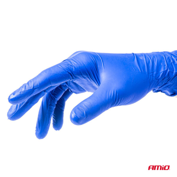 Amio ΓΑΝΤΙΑ ΝΙΤΡΙΛΙΟΥ MERCATOR NITRYLEX BASIC ΣΕ ΜΠΛΕ ΧΡΩΜΑ X-LARGE (XL) ΑΜΙΟ - 100 ΤΕΜ. - Image 4