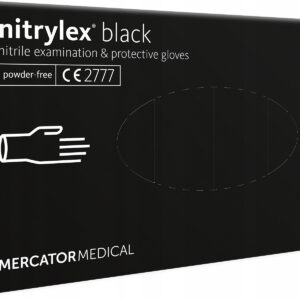 Amio ΓΑΝΤΙΑ ΝΙΤΡΙΛΙΟΥ MERCATOR NITRYLEX BASIC ΣΕ ΜΑΥΡΟ ΧΡΩΜΑ ΧLARGE (ΧL)  AMIO - 100 Τεμ.