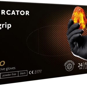 Amio ΓΑΝΤΙΑ ΝΙΤΡΙΛΙΟΥ MERCATOR GOGRIP ΣΕ ΜΑΥΡΟ ΧΡΩΜΑ SMALL (S) ΑΜΙΟ - 50 ΤΕΜ.