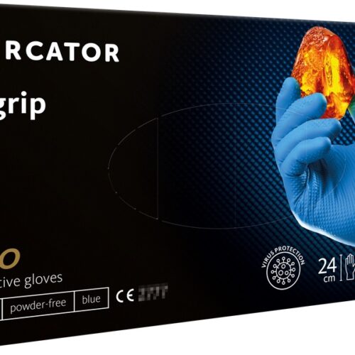 Amio ΓΑΝΤΙΑ ΝΙΤΡΙΛΙΟΥ MERCATOR GOGRIP ΣΕ ΜΠΛΕ ΧΡΩΜΑ SMALL (S) ΑΜΙΟ – 50 ΤΕΜ.