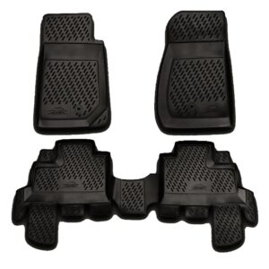 Novline ΜΑΡΚΕ ΠΑΤΑΚΙΑ ΣΕ ΣΚΑΦΗ TPE ΛΑΣΤΙΧΟ ΓΙΑ JEEP WRANGLER 5D 2007-2018  ΣΕ ΜΑΥΡΟ ΧΡΩΜΑ NOVLINE - 4 ΤΕΜ.