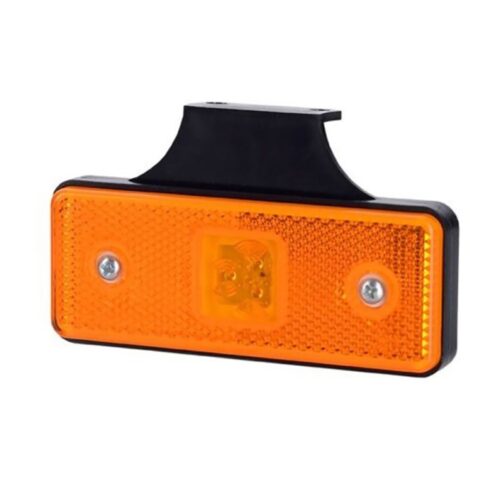 M-Tech ΦΩΣ ΟΓΚΟΥ ΑΝΑΚΛΑΣΤΙΚΟ  LD161 12/24V 3LED HORPOL ΠΟΡΤΟΚΑΛΙ 13 x 4,4 cm -1ΤΕΜ.