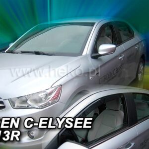 Heko ΑΝΕΜΟΘΡΑΥΣΤΕΣ ΓΙΑ CITROEN C-ELYSEE 4D 2013-2020 ΖΕΥΓΑΡΙ ΑΠΟ ΕΥΚΑΜΠΤΟ ΦΙΜΕ ΠΛΑΣΤΙΚΟ HEKO - 2 ΤΕΜ.