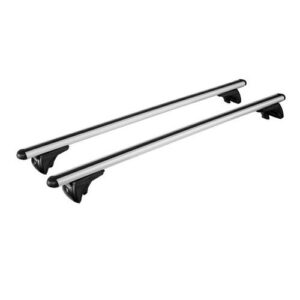 Nordrive ΜΠΑΡΕΣ ΟΡΟΦΗΣ (Μ) 120cm IN RAIL STEEL ΑΛΟΥΜΙΝΙΟΥ 2ΤΕΜ. ΜΕ ΚΛΕΙΔΑΡΙΕΣ ΓΙΑ ΟΧΗΜΑΤΑ ΜΕ FLUSH RAILING
