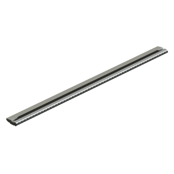 Nordrive ΜΠΑΡΑ ΟΡΟΦΗΣ ΑΛΟΥΜΙΝΙΟΥ 64cm ΑΣΗΜΙ SILENZIO CX ORIGINE SYSTEM ( STANDARD / FLUSH RAILING) NORDRIVE - 1 ΤΕΜ.