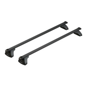 Nordrive ΜΠΑΡΕΣ ΟΡΟΦΗΣ ΣΙΔΗΡΟΥ QUADRA XL 140 cm MAX-LOAD ΣΕΤ ΣΕ ΜΑΥΡΟ ΧΡΩΜΑ ΜΕ ΠΡΟΣΤΑΤΕΥΤΙΚΑ ΚΑΠΑΚΙΑ ΑΚΡΩΝ EVOS LP ΓΙΑ ΑΠΛΗ ΟΡΟΦΗ NORDRIVE - 2 ΤΕΜ.