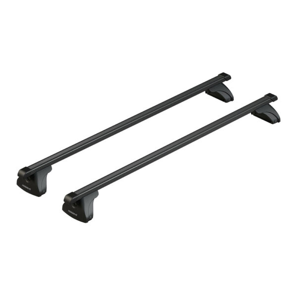 Nordrive ΜΠΑΡΕΣ ΟΡΟΦΗΣ ΣΙΔΗΡΟΥ QUADRA XL 140 cm MAX-LOAD ΣΕΤ ΣΕ ΜΑΥΡΟ ΧΡΩΜΑ ΜΕ ΠΡΟΣΤΑΤΕΥΤΙΚΑ ΚΑΠΑΚΙΑ ΑΚΡΩΝ EVOS LP ΓΙΑ ΑΠΛΗ ΟΡΟΦΗ NORDRIVE - 2 ΤΕΜ.