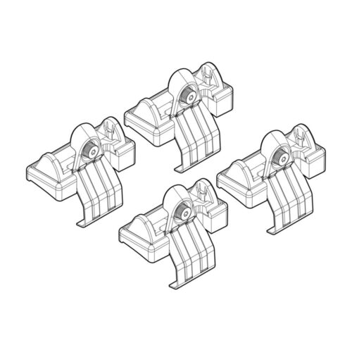 Nordrive ΑΚΡΑ ΓΙΑ ΜΠΑΡΕΣ NORDRIVE ΓΙΑ FORD FIESTA 5D 05/02-08/08 KIT