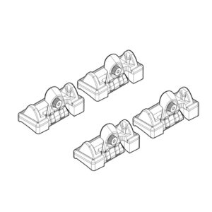 Nordrive ΑΚΡΑ ΓΙΑ ΜΠΑΡΕΣ NORDRIVE ΓΙΑ RENAULT CLIO 5D 03/98-09/05 / CLIO STORIA 10/05-01/11 KIT