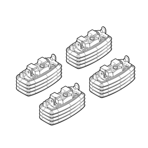 Nordrive ΑΚΡΑ ΓΙΑ ΜΠΑΡΕΣ NORDRIVE ΓΙΑ FIAT MULTIPLA 11/98-12/10 KIT