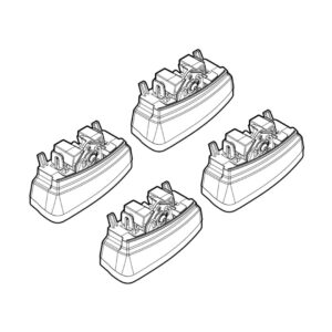 Nordrive ΑΚΡΑ ΓΙΑ ΜΠΑΡΕΣ NORDRIVE ΓΙΑ PEUGEOT 308 09/07+ KIT