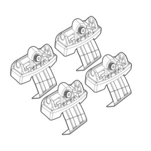 Nordrive ΑΚΡΑ ΓΙΑ ΜΠΑΡΕΣ NORDRIVE ΓΙΑ AUDI A1 3D/5D SPORTBACK 02/12+ KIT