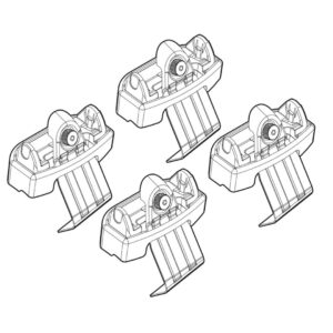 Nordrive ΑΚΡΑ ΓΙΑ ΜΠΑΡΕΣ NORDRIVE ΓΙΑ VW GOLF 7 5D 11/12+ KIT