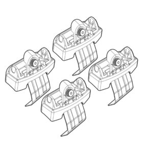 Nordrive ΑΚΡΑ ΓΙΑ ΜΠΑΡΕΣ NORDRIVE ΓΙΑ RENAULT SCENIC X-MOD 09/09+ KIT