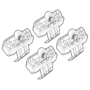 Nordrive ΑΚΡΑ ΓΙΑ ΜΠΑΡΕΣ NORDRIVE ΓΙΑ AUDI A3 3/5D 09/12+ KIT