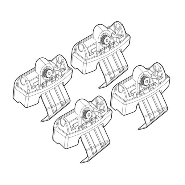 Nordrive ΑΚΡΑ ΓΙΑ ΜΠΑΡΕΣ NORDRIVE ΓΙΑ VOLVO V50 (no railing) 02/04+ KIT