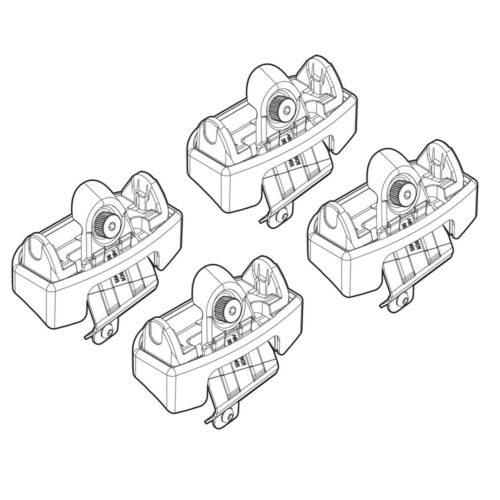 Nordrive ΑΚΡΑ ΓΙΑ ΜΠΑΡΕΣ NORDRIVE ΓΙΑ PEUGEOT 206 3D PLUS 09/98+ KIT