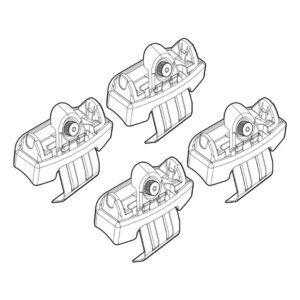 Nordrive ΑΚΡΑ ΓΙΑ ΜΠΑΡΕΣ NORDRIVE ΓΙΑ SKODA FABIA 5D 02/15+ KIT