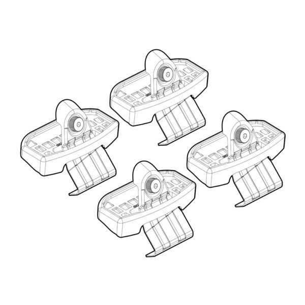 Nordrive ΑΚΡΑ ΓΙΑ ΜΠΑΡΕΣ NORDRIVE ΓΙΑ HONDA HR-V 11/2021+  - 4 τεμ. - Image 2