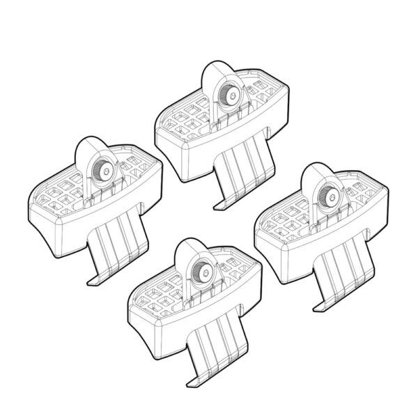 Nordrive ΑΚΡΑ ΓΙΑ ΜΠΑΡΕΣ NORDRIVE ΓΙΑ EVO EVO4 2017+  - 4 τεμ.