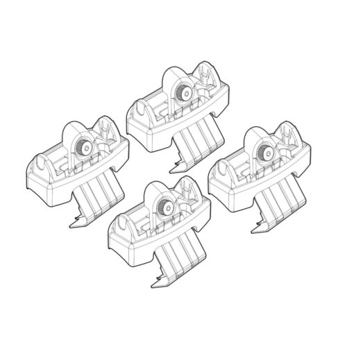 Nordrive ΑΚΡΑ ΓΙΑ ΜΠΑΡΕΣ NORDRIVE ΓΙΑ ABARTH / FIAT 500E 3D 05/2023+ – 4 τεμ.