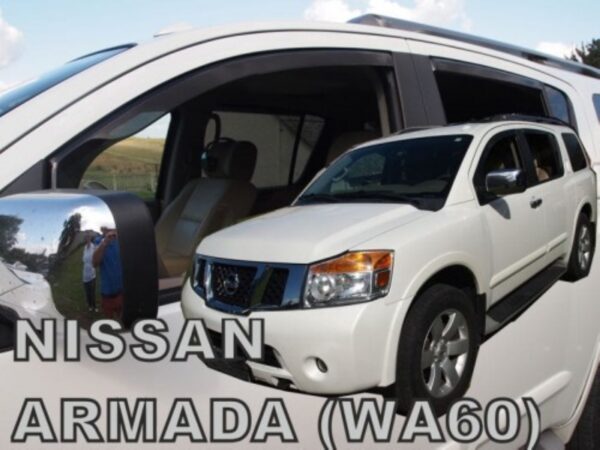 Heko ΑΝΕΜΟΘΡΑΥΣΤΕΣ ΓΙΑ NISSAN ARMADA WA60 5D 2004-2016? ΣΕΤ ΑΥΤΟΚΙΝΗΤΟΥ ΑΠΟ ΕΥΚΑΜΠΤΟ ΦΙΜΕ ΠΛΑΣΤΙΚΟ HEKO - 4 ΤΕΜ.