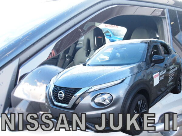 Heko ΑΝΕΜΟΘΡΑΥΣΤΕΣ ΓΙΑ NISSAN JUKE 5D 2019+ ΖΕΥΓΑΡΙ ΑΠΟ ΕΥΚΑΜΠΤΟ ΦΙΜΕ ΠΛΑΣΤΙΚΟ HEKO - 2 ΤΕΜ.