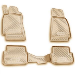 Novline ΜΑΡΚΕ ΠΑΤΑΚΙΑ ΣΕ ΣΚΑΦΗ TPE ΛΑΣΤΙΧΟ ΓΙΑ AUDI A6 C6 2006-2011  ΣΕ ΜΠΕΖ ΧΡΩΜΑ NOVLINE - 4 ΤΕΜ.