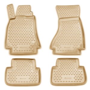 Novline ΜΑΡΚΕ ΠΑΤΑΚΙΑ ΣΕ ΣΚΑΦΗ TPE ΛΑΣΤΙΧΟ ΓΙΑ AUDI A4 B8 2007-2015  ΣΕ ΜΠΕΖ ΧΡΩΜΑ NOVLINE - 4 ΤΕΜ.