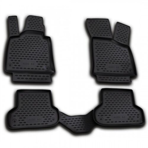 Novline ΜΑΡΚΕ ΠΑΤΑΚΙΑ ΣΕ ΣΚΑΦΗ TPE ΛΑΣΤΙΧΟ ΓΙΑ AUDI A3 3D 2003-2012  ΣΕ ΜΑΥΡΟ ΧΡΩΜΑ NOVLINE – 4 ΤΕΜ.