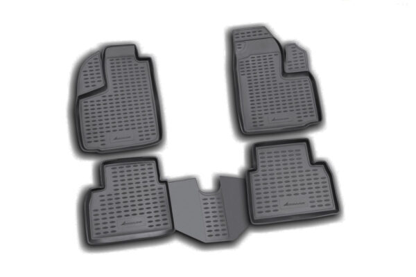 Novline ΜΑΡΚΕ ΠΑΤΑΚΙΑ ΣΕ ΣΚΑΦΗ TPE ΛΑΣΤΙΧΟ ΓΙΑ FIAT DOBLO 11/2000-12/2009  ΣΕ ΜΑΥΡΟ ΧΡΩΜΑ NOVLINE - 4 ΤΕΜ.