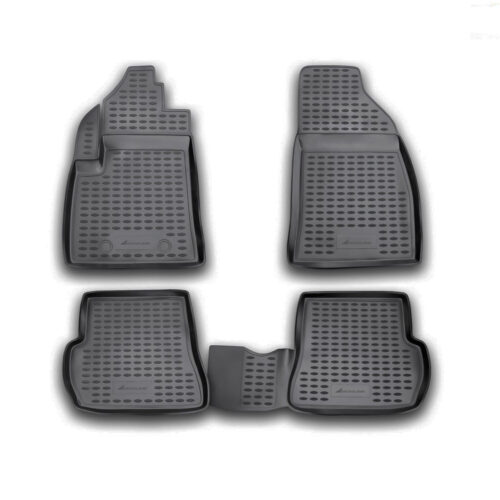 Novline ΜΑΡΚΕ ΠΑΤΑΚΙΑ ΣΕ ΣΚΑΦΗ TPE ΛΑΣΤΙΧΟ ΓΙΑ FORD FIESTA 05/2002-08/2008 / FORD FUSION 2002-2012  ΣΕ ΜΑΥΡΟ ΧΡΩΜΑ NOVLINE – 4 ΤΕΜ.