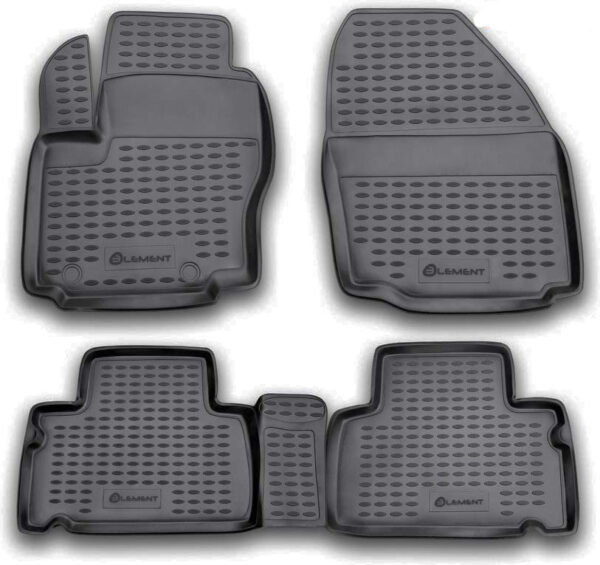 Novline ΜΑΡΚΕ ΠΑΤΑΚΙΑ ΣΕ ΣΚΑΦΗ TPE ΛΑΣΤΙΧΟ ΓΙΑ FORD S-MAX 06/2006-2015  ΣΕ ΜΑΥΡΟ ΧΡΩΜΑ NOVLINE - 4 ΤΕΜ.